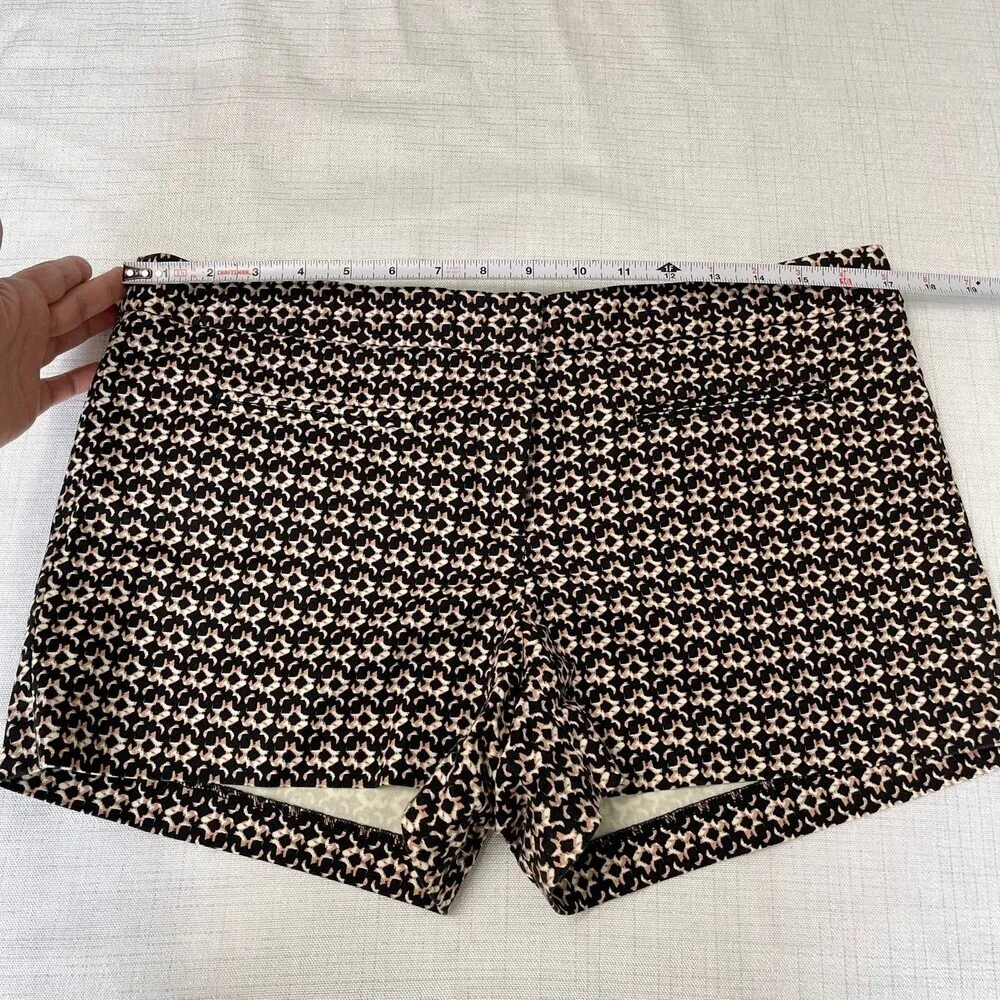 Cynthia Rowley womens geo pattern chino shorts size 10